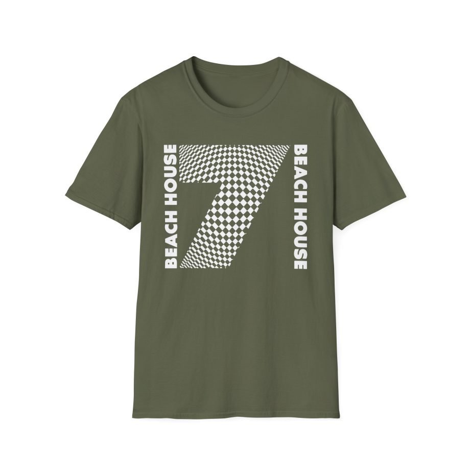 Beach House 7 Op Art Unisex Softstyle T-Shirt