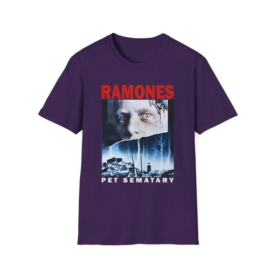 Ramones Pet Sematary T Shirt Unisex Softstyle T-Shirt