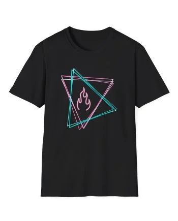 Sapnap Flame Abstract Unisex Softstyle T-Shirt