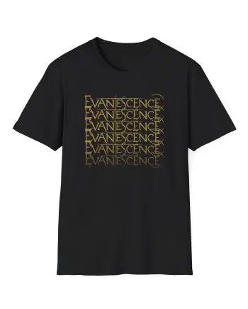 Evanescence Repeat Logo Unisex Softstyle T-Shirt