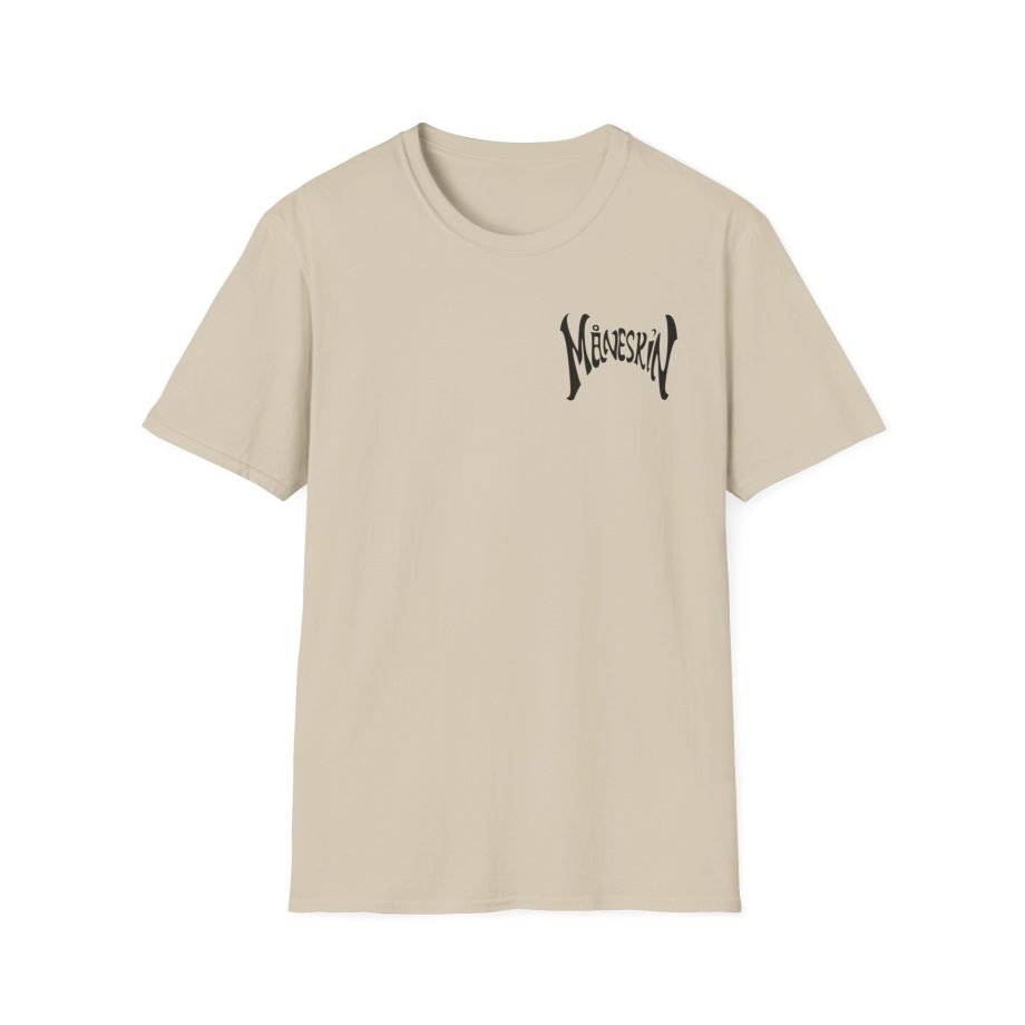 Maneskin Pocket Logo & Zitti e Buoni Circle Unisex Softstyle T-Shirt