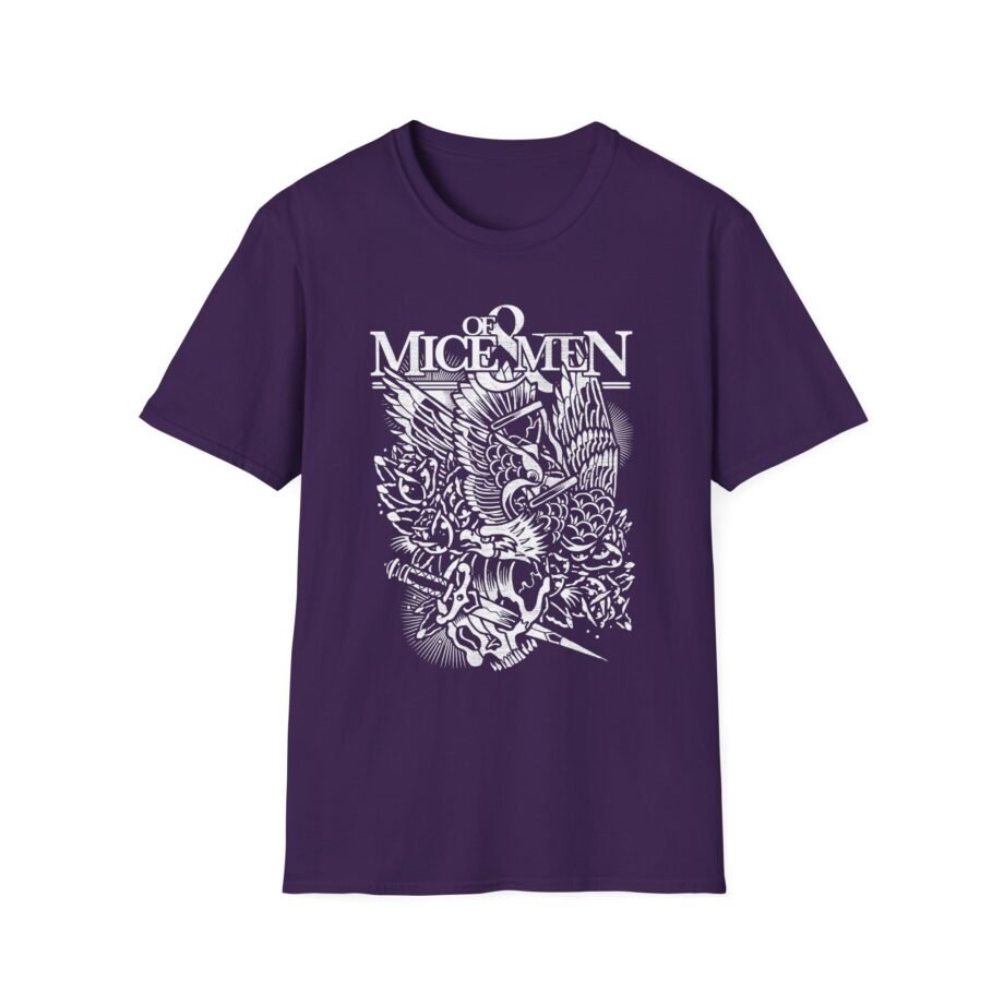 Of Mice and Men Throwback Eagle Unisex Softstyle T-Shirt