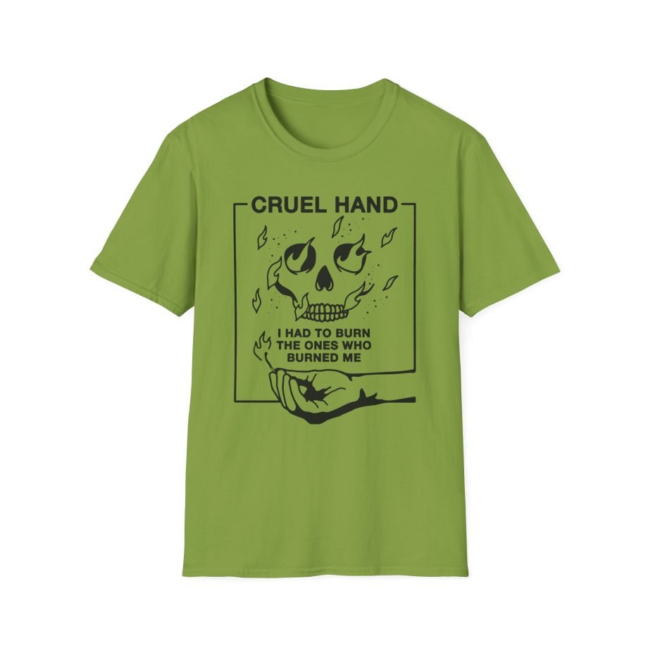 Cruel Hand Gasoline Skull Unisex Softstyle T-Shirt,