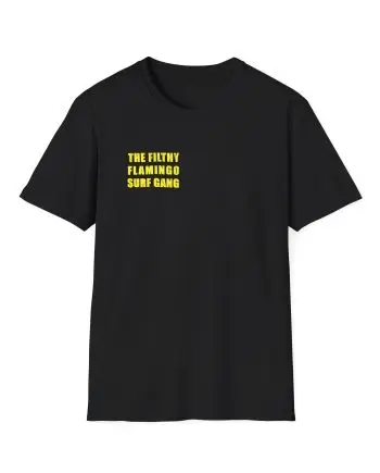 Surf Gang Filthy Flamingo Unisex Softstyle T-Shirt,