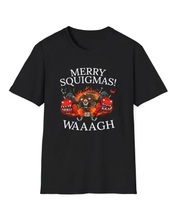 Warhammer Gobbo Merry Squigmas Unisex Softstyle T-Shirt