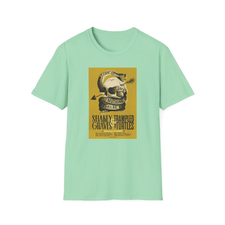 Shakey Graves West Coast Tour Unisex Softstyle T-Shirt