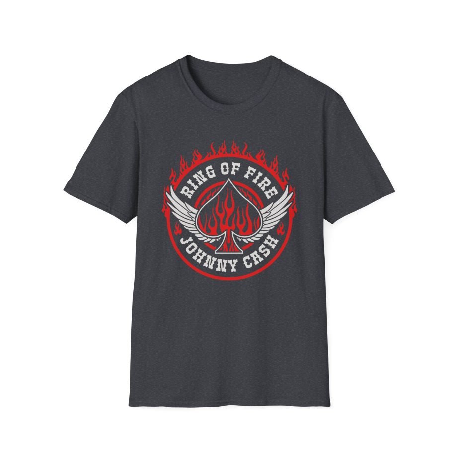Johnny Cash Ring of Fire Unisex Softstyle T-Shirt
