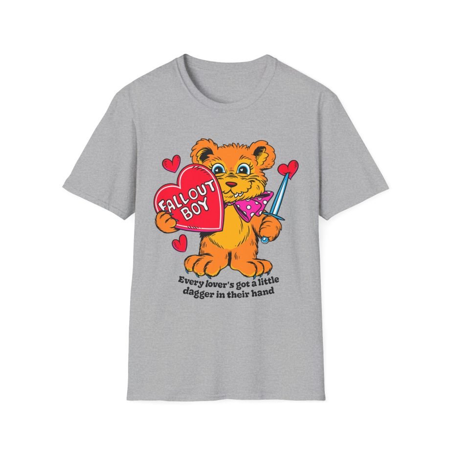 Fall Out Boy Dagger Teddy Unisex Softstyle T-Shirt