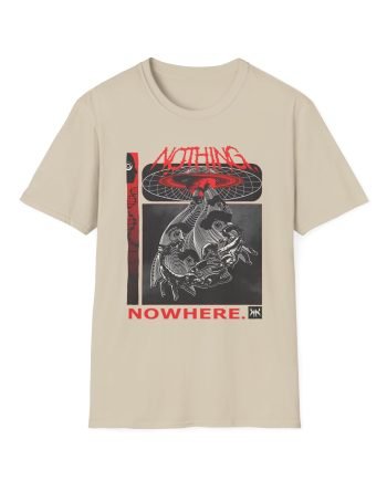 Nothing Nowhere Sci-fi Scorpio Figh Unisex Softstyle T-Shirt