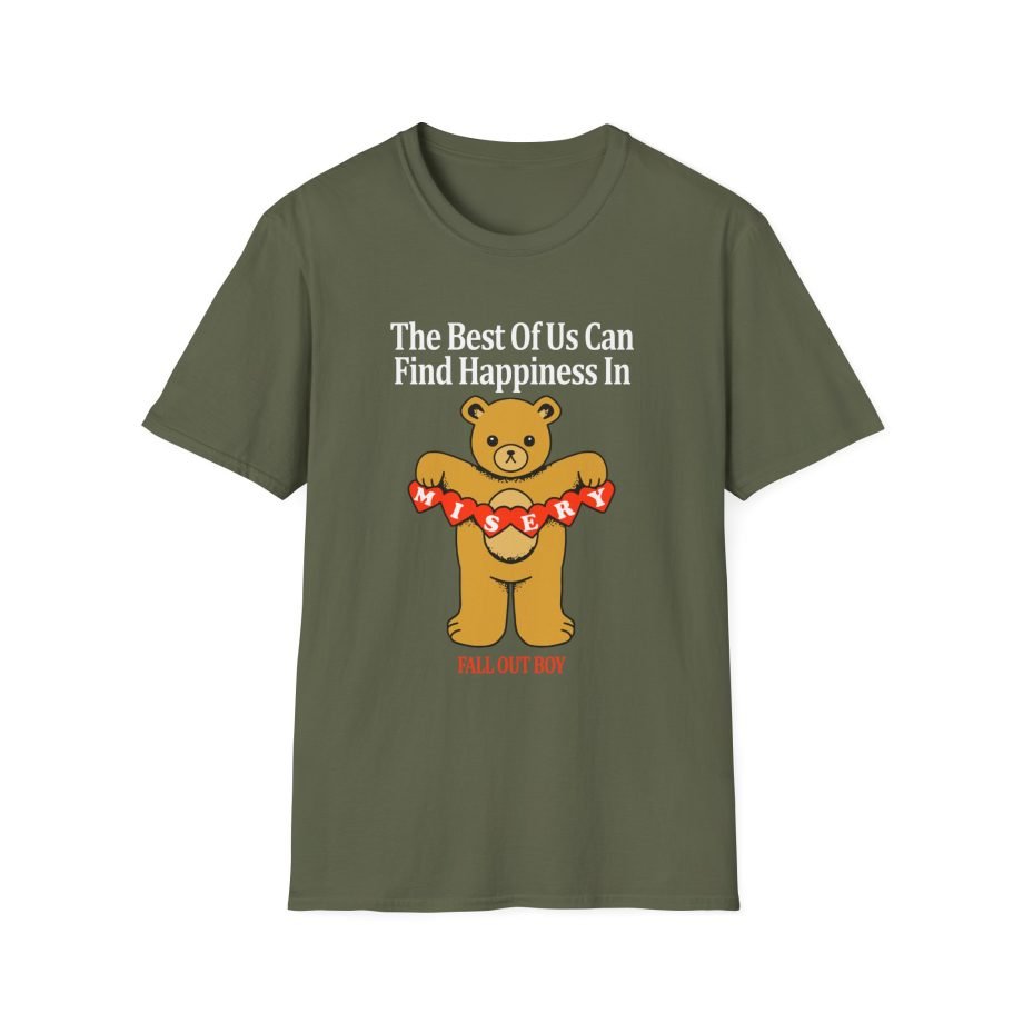 Fall Out Boy Misery Teddy Unisex Softstyle T-Shirt