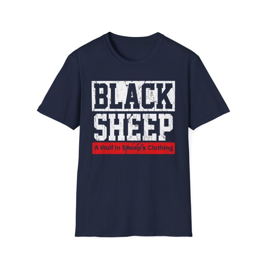 Black Sheep Wolf In Sheep's Unisex Softstyle T-Shirt