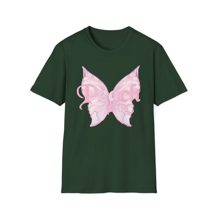 Peach Prc Butterfly Unisex Softstyle T-Shirt