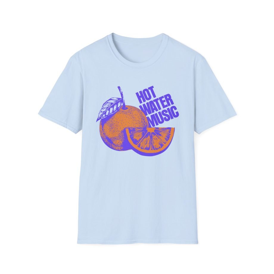 Hot Water Music Florida Orange Unisex Softstyle T-Shirt