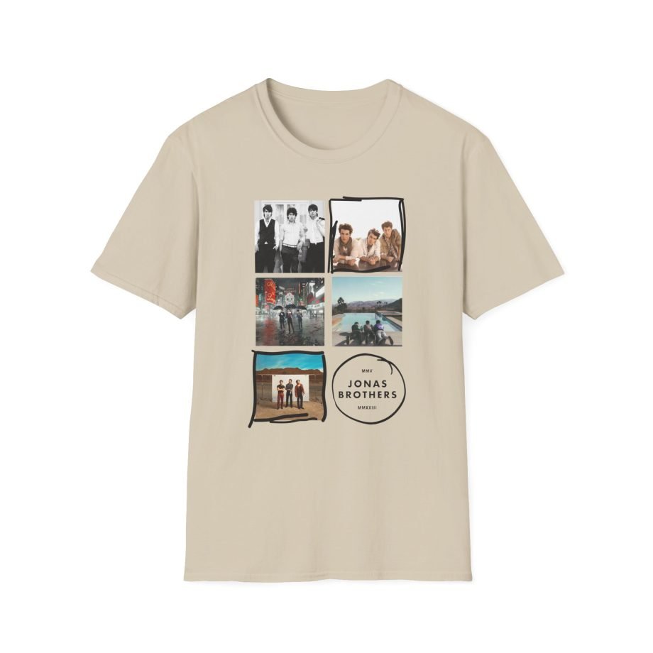 Jonas Brothers 5 Albums Unisex Softstyle T-Shirt