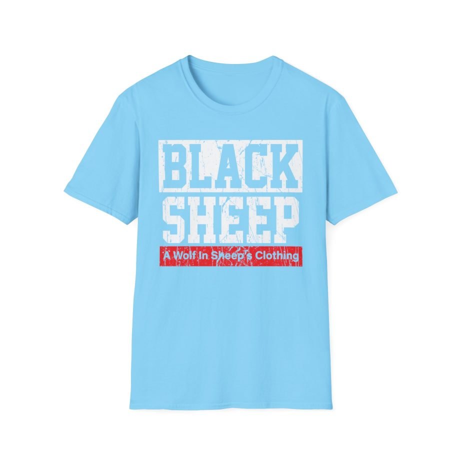 Black Sheep Wolf In Sheep's Unisex Softstyle T-Shirt
