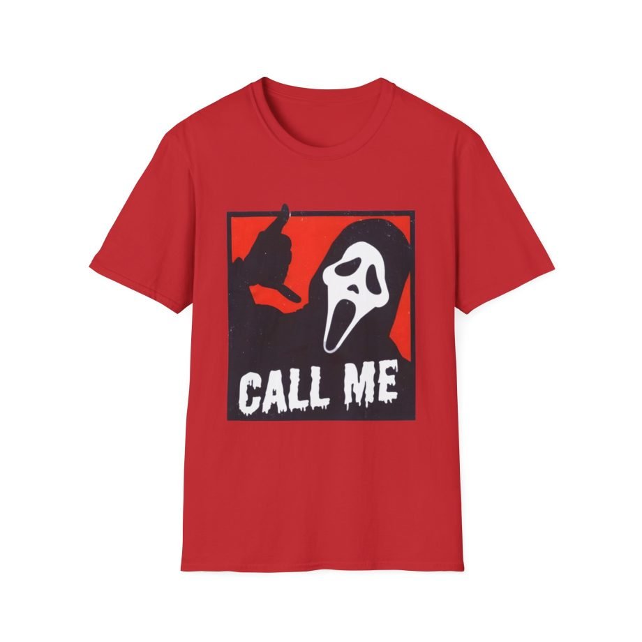 Ghostface CALL ME Unisex Softstyle T-Shirt
