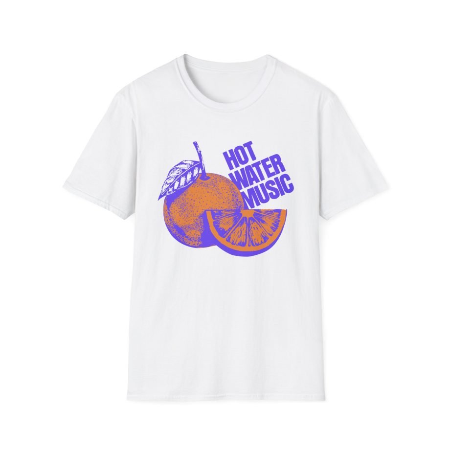 Hot Water Music Florida Orange Unisex Softstyle T-Shirt