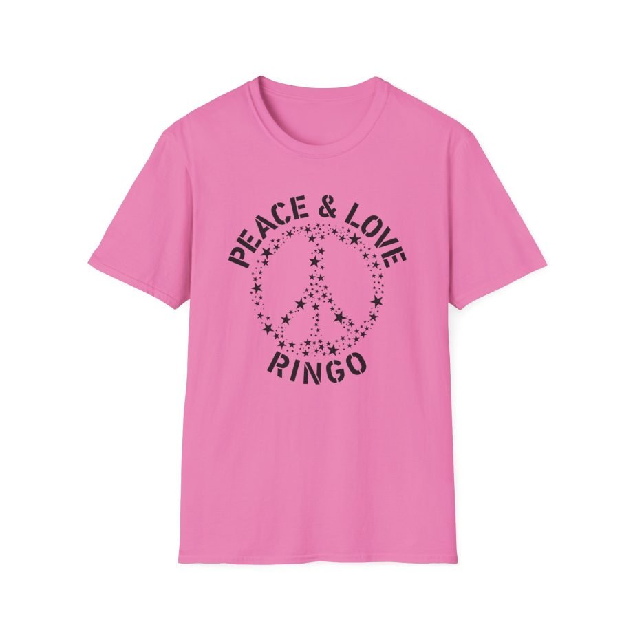 Ringo Starr Peace & Love Unisex Softstyle T-Shirt