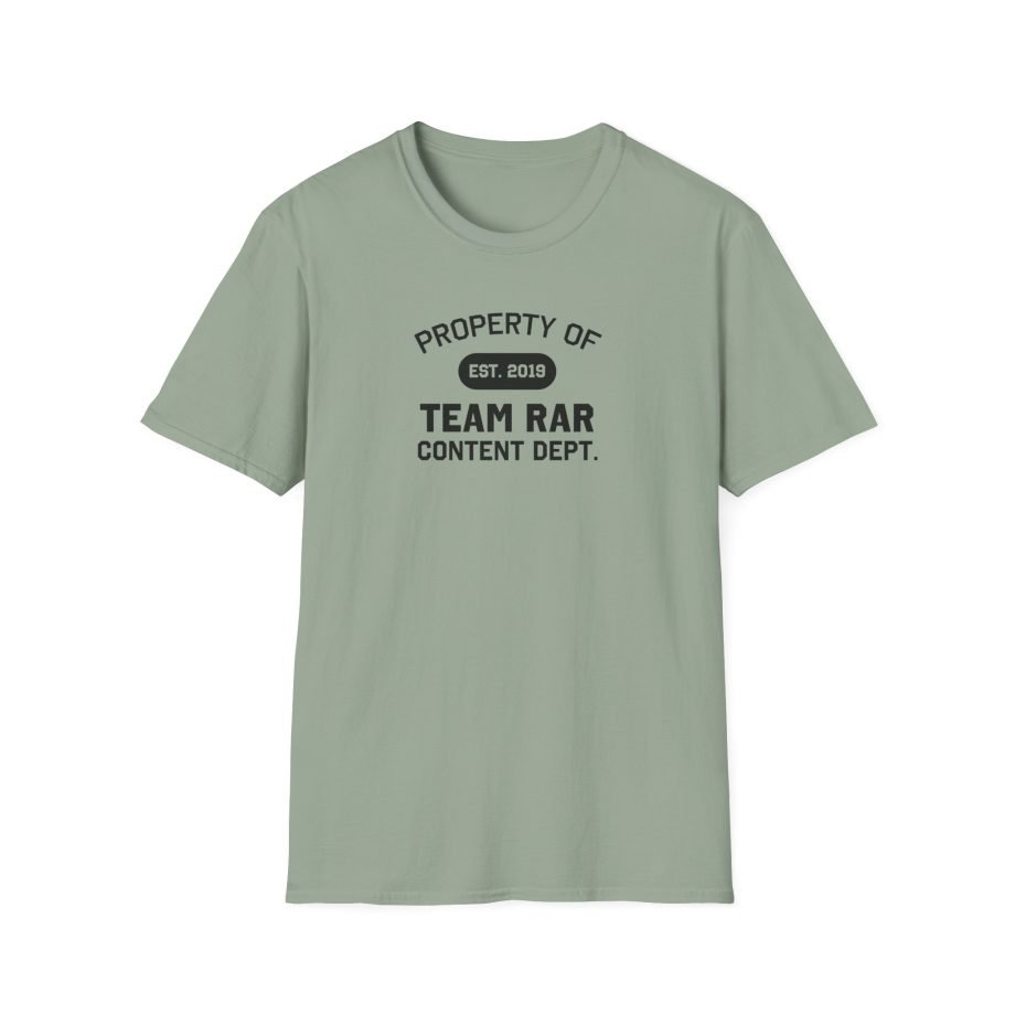 Team Rar Content Dept Unisex Softstyle T-Shirt