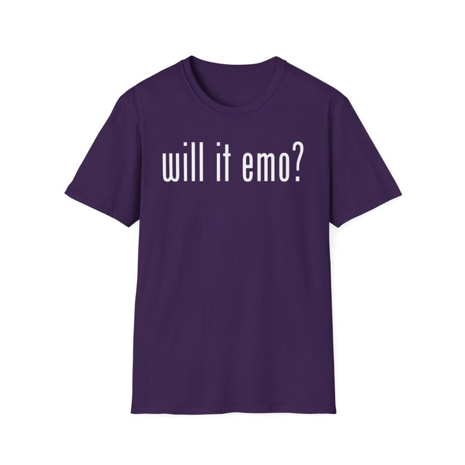 Nothing Nowhere Will It Emo Unisex Softstyle T-Shirt