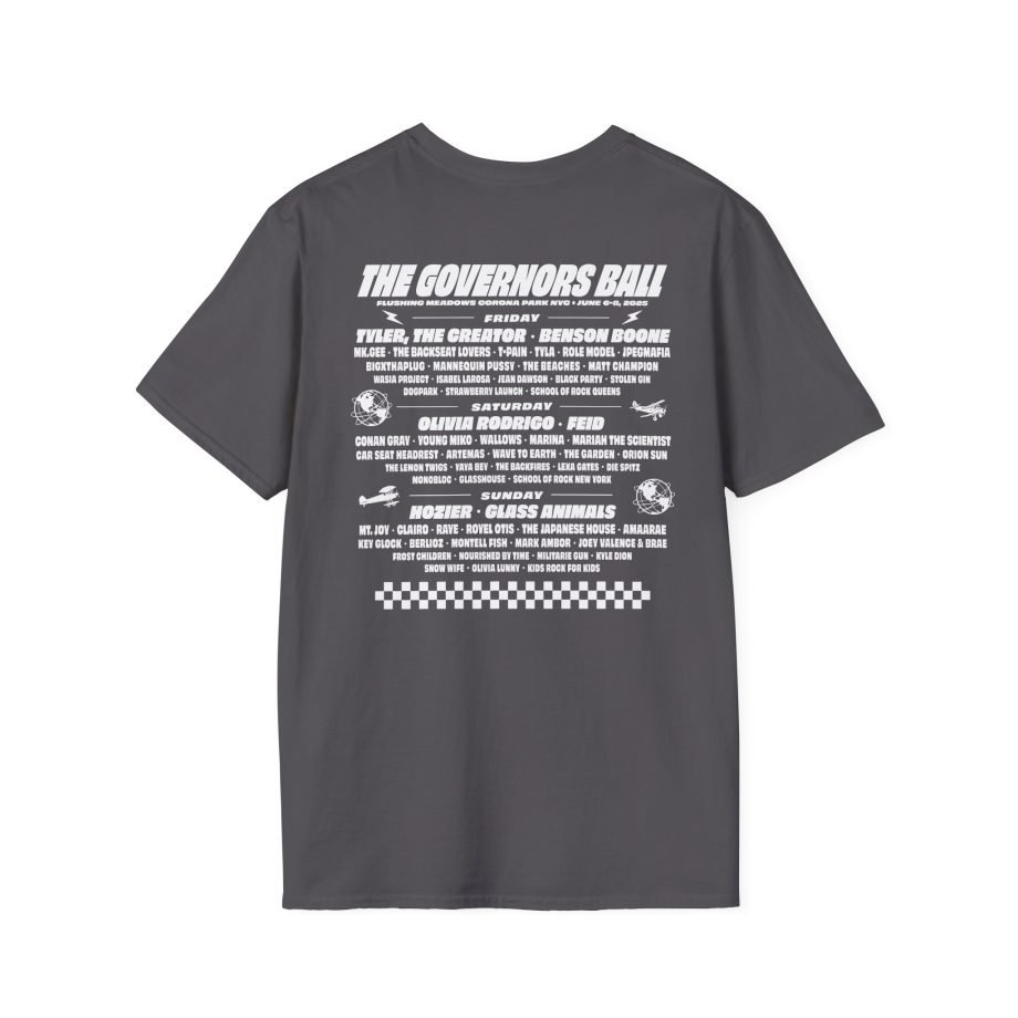 Gov Ball Gbny Liberty Skull Unisex Softstyle T-Shirt