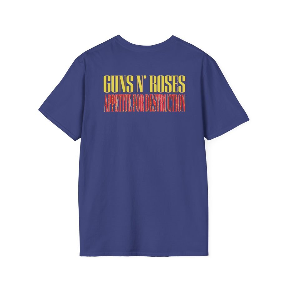 Guns N Roses 1988 Needle Skull Unisex Softstyle T-Shirt