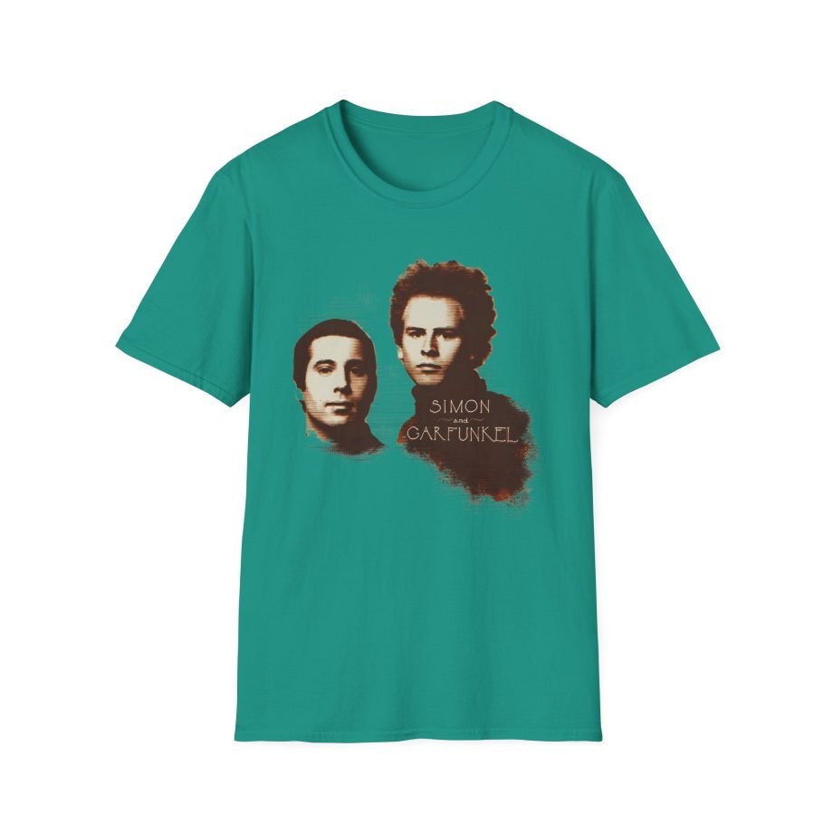 Simon and Garfunkel Faces Unisex Softstyle T-Shirt