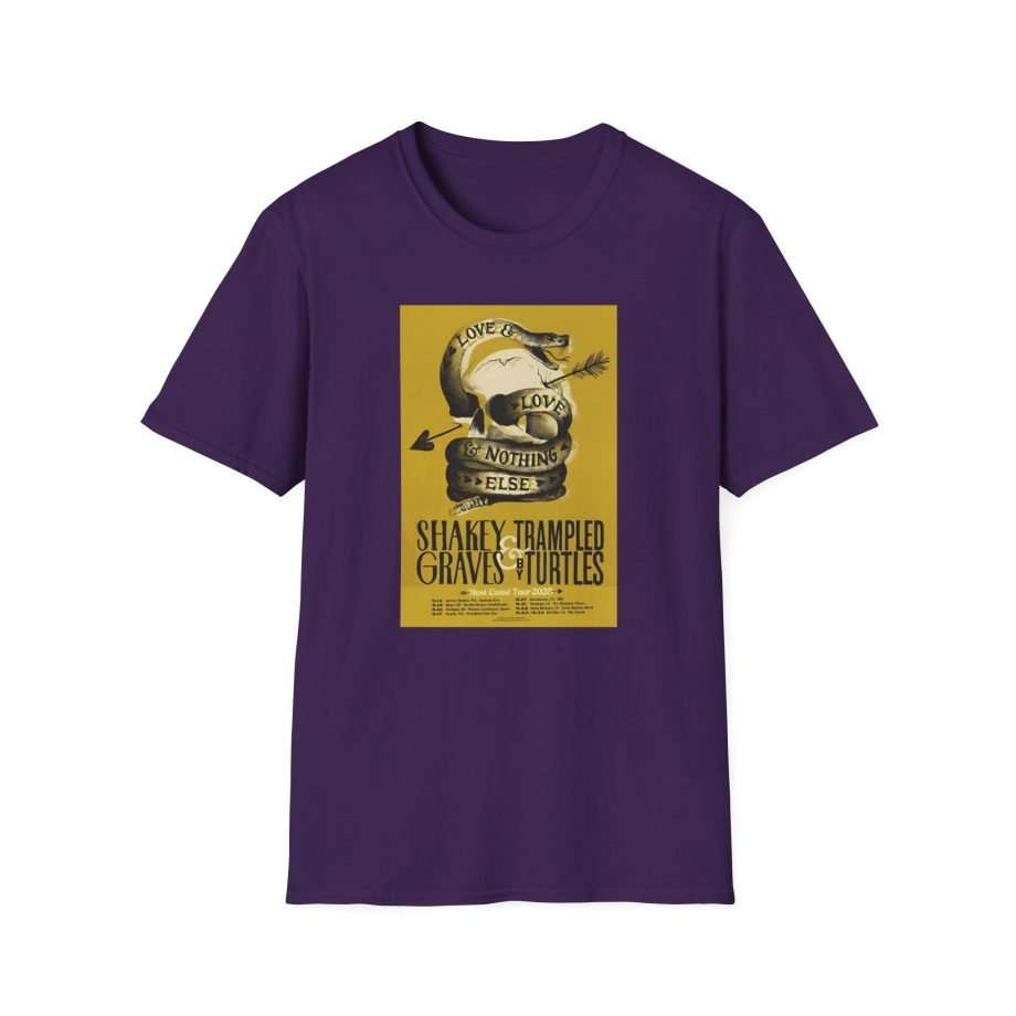 Shakey Graves West Coast Tour Unisex Softstyle T-Shirt