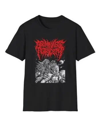 Abominable Putridity The Last Astronaut Red Logo Unisex Softstyle T-Shirt