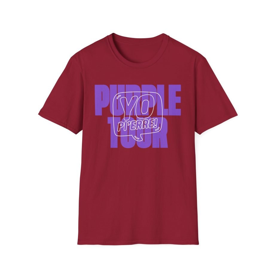 P B Purple Tour Unisex Softstyle T-Shirt