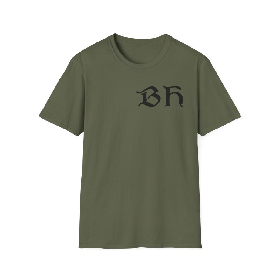 Beach House Rose Stained Glass Unisex Softstyle T-Shirt