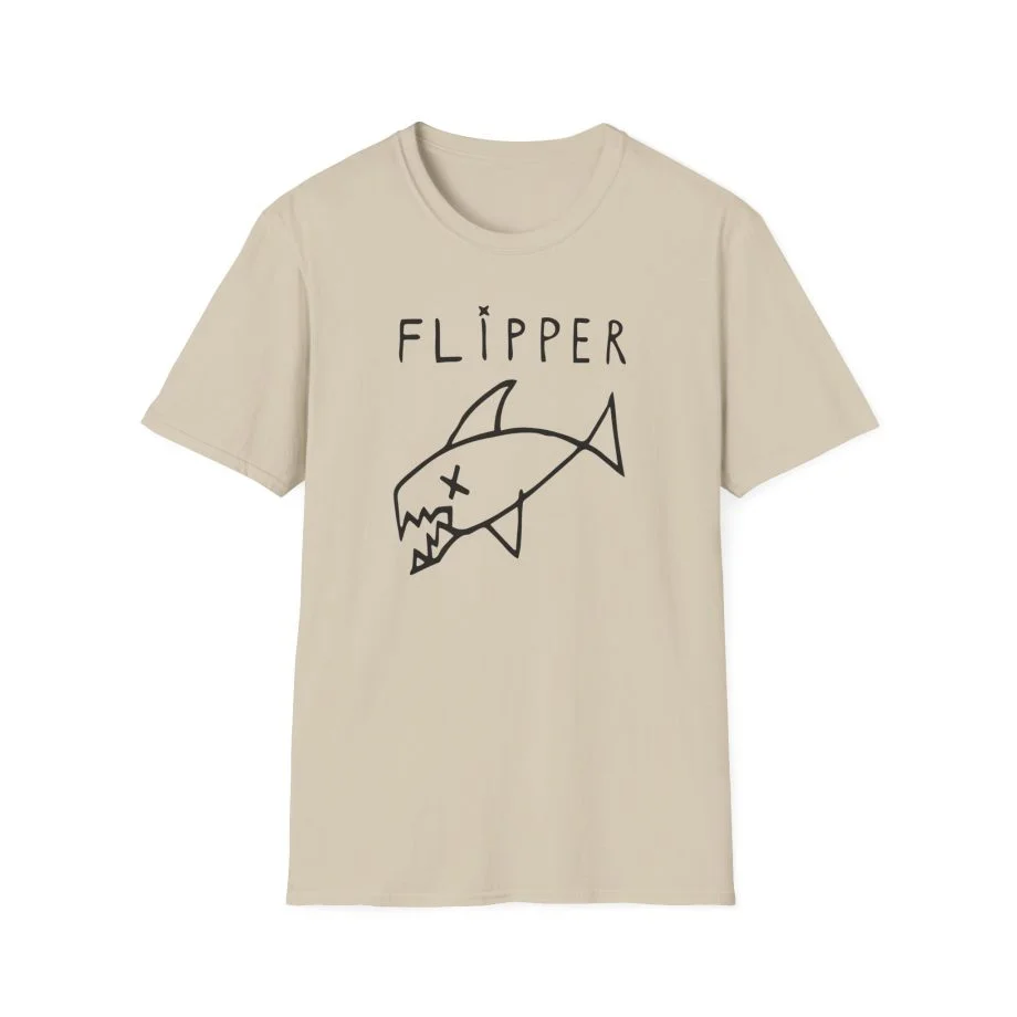 Flipper Long Fish Unisex Softstyle T-Shirt