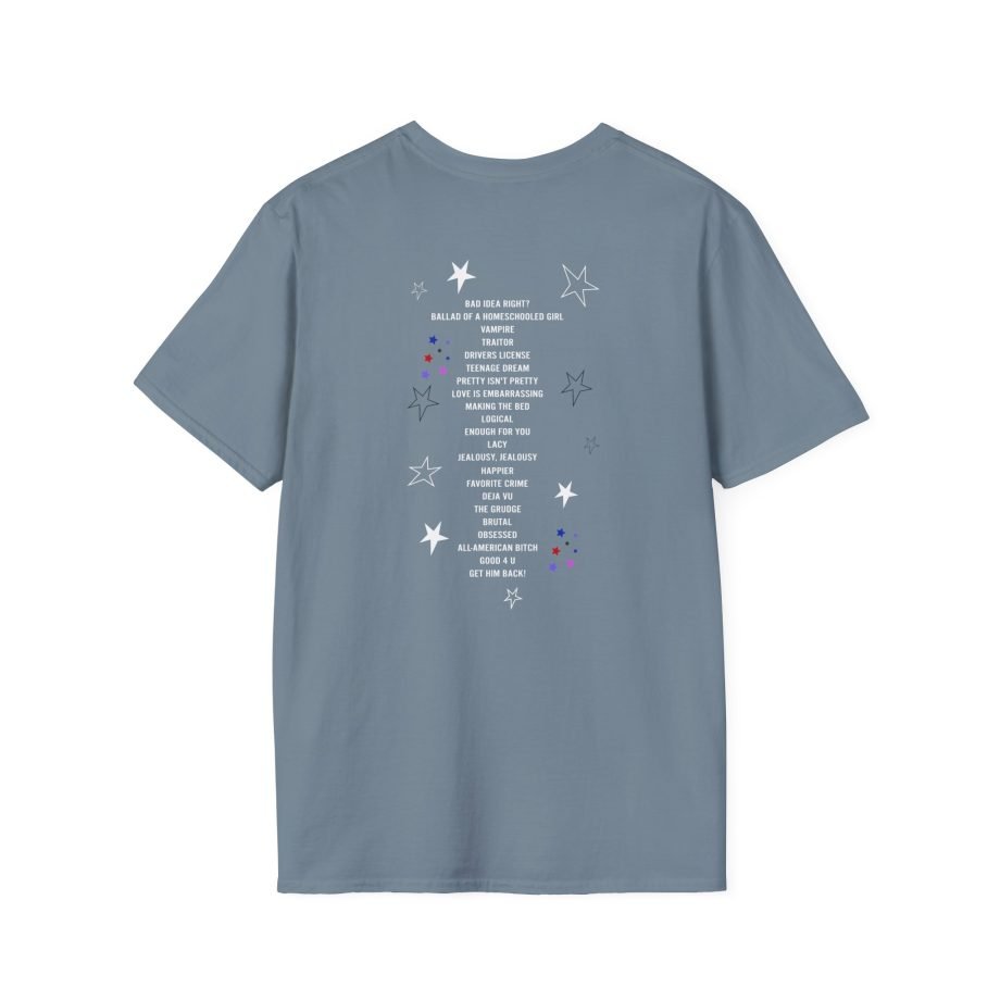 Olivia Rodrigo GUTS world tour unisex softstyle t-shirt
