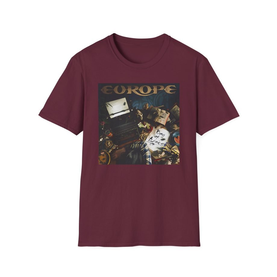 Europe Bag of Bones Cover Unisex Softstyle T-Shirt