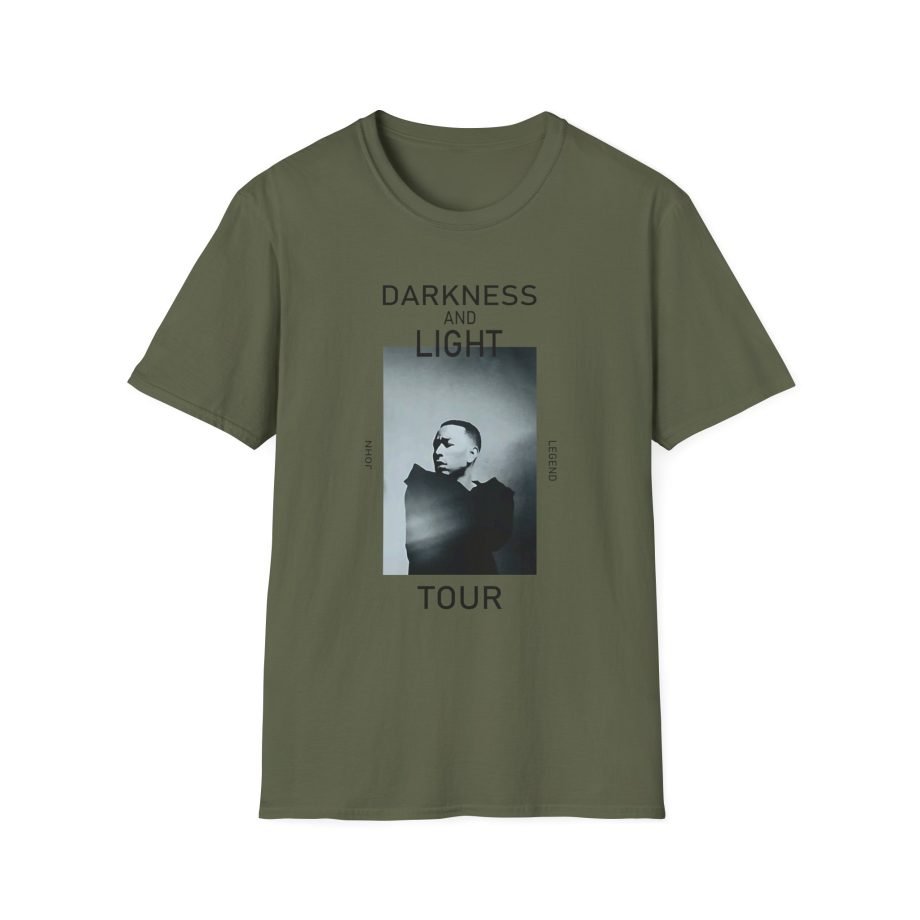 John Legend Darkness Portrait Unisex Softstyle T-Shirt