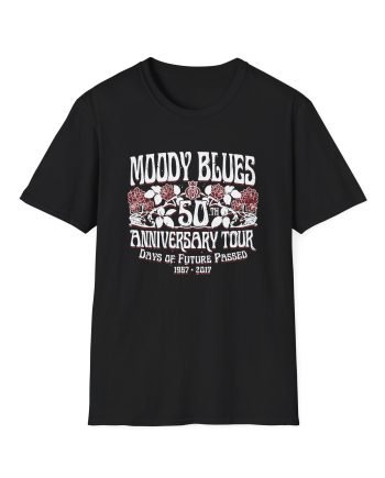 The Moody Blues 50th Anniversary Roses Unisex Softstyle T-Shirt