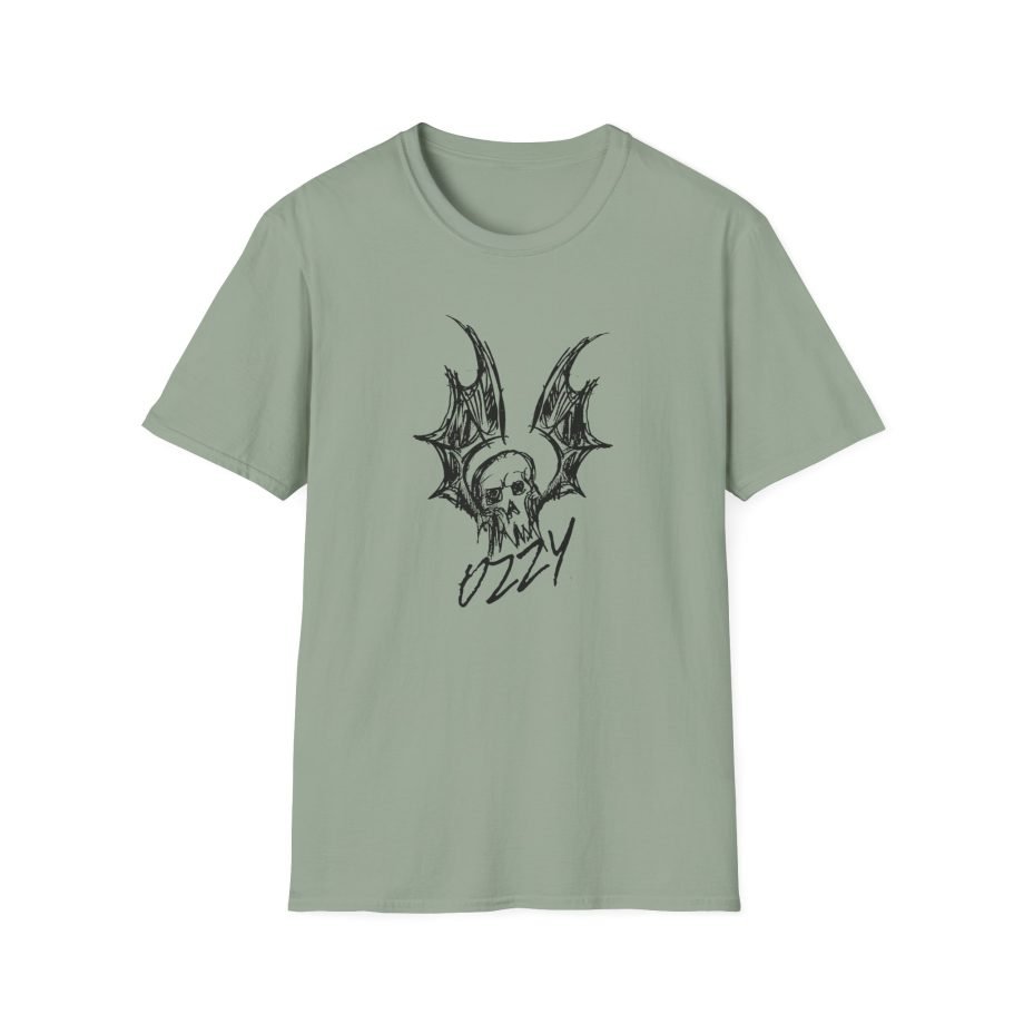 Ozzy Osbourne Bat Sketch Unisex Softstyle T-Shirt