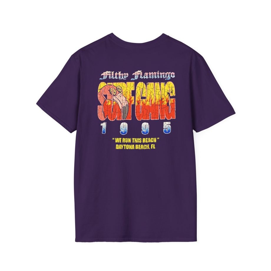 Surf Gang Filthy Flamingo Unisex Softstyle T-Shirt,