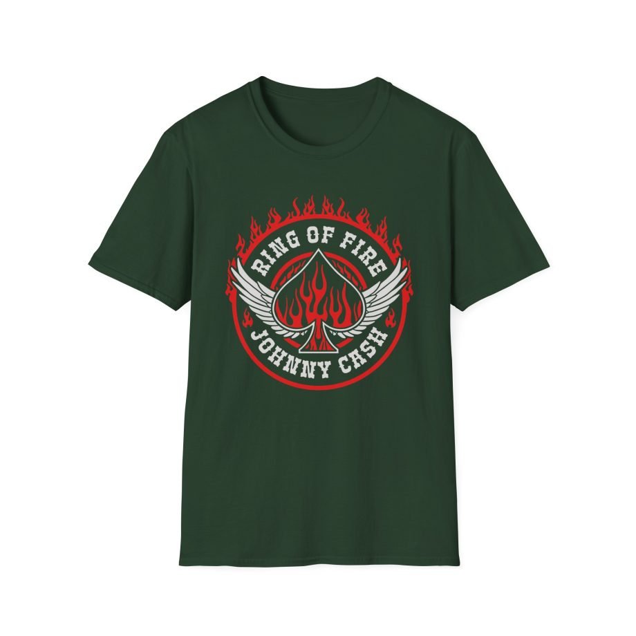 Johnny Cash Ring of Fire Unisex Softstyle T-Shirt