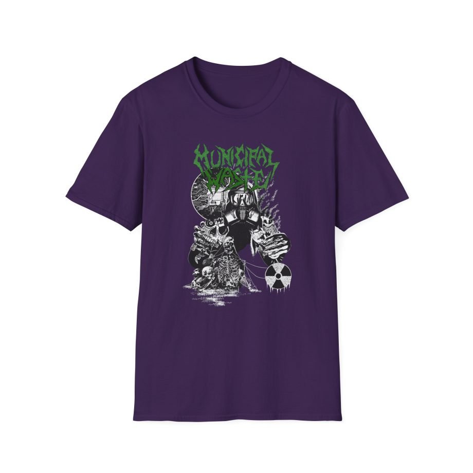 Municipal Waste Biotech Gasmask Unisex Softstyle T-Shirt