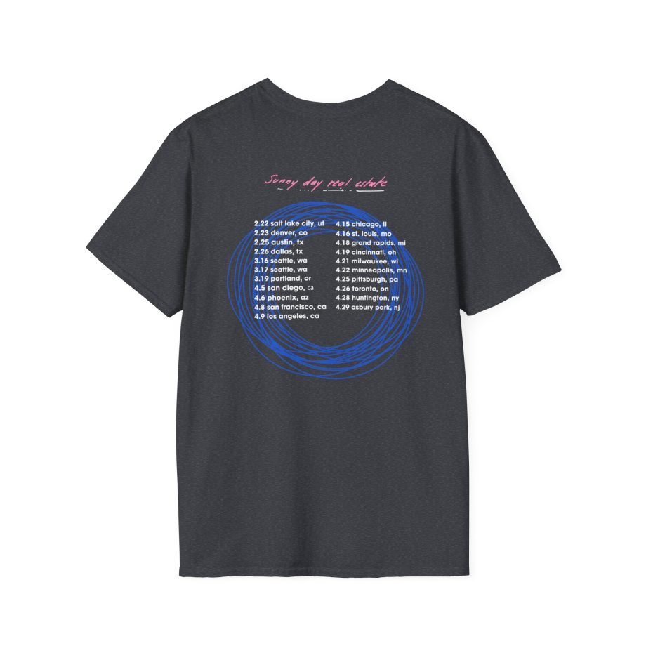 Sunny Day Real Estate 2023 Paper Planes Tour Unisex Softstyle T-Shirt