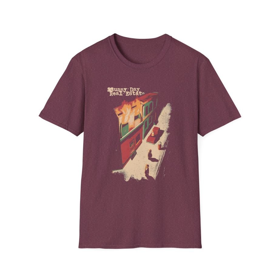 Sunny Day Real Estate Burning Building Unisex Softstyle T-Shirt