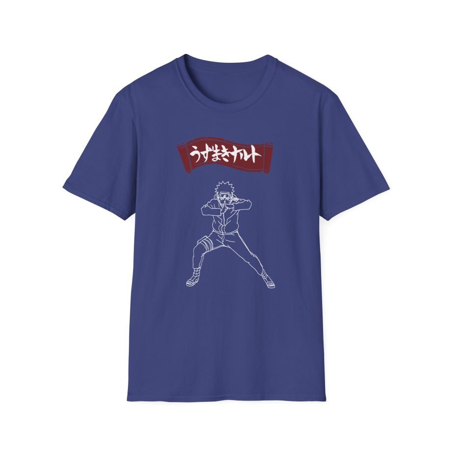 Naruto Line Art Unisex Softstyle T-Shirt