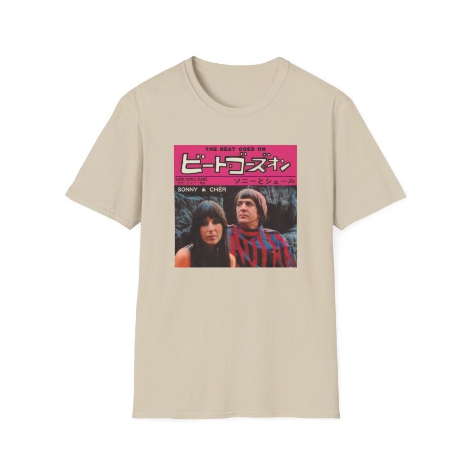 Sonny & Cher the Beat Goes on Japan Unisex Softstyle T-Shirt
