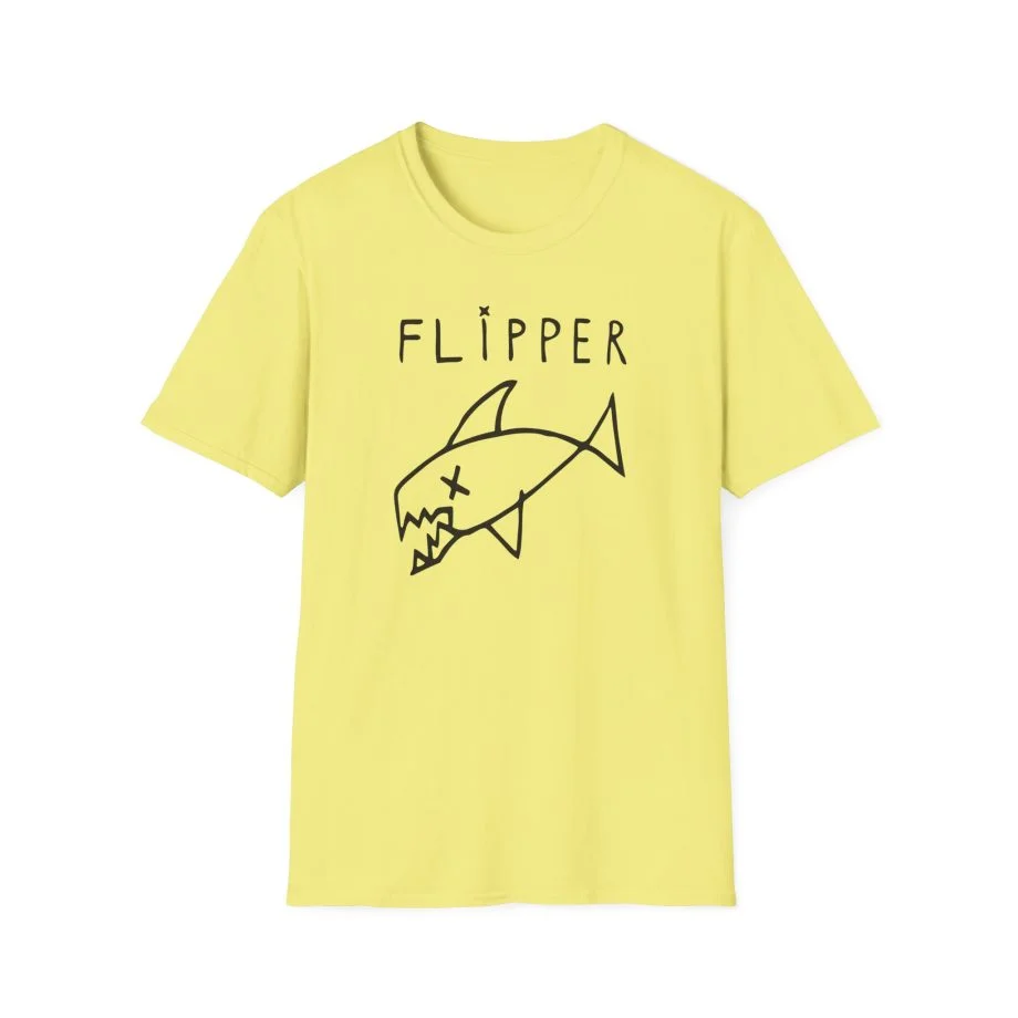 Flipper Long Fish Unisex Softstyle T-Shirt