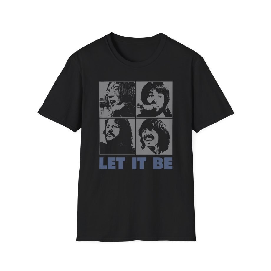 The Beatles Let It Be Distressed Unisex Softstyle T-Shirt