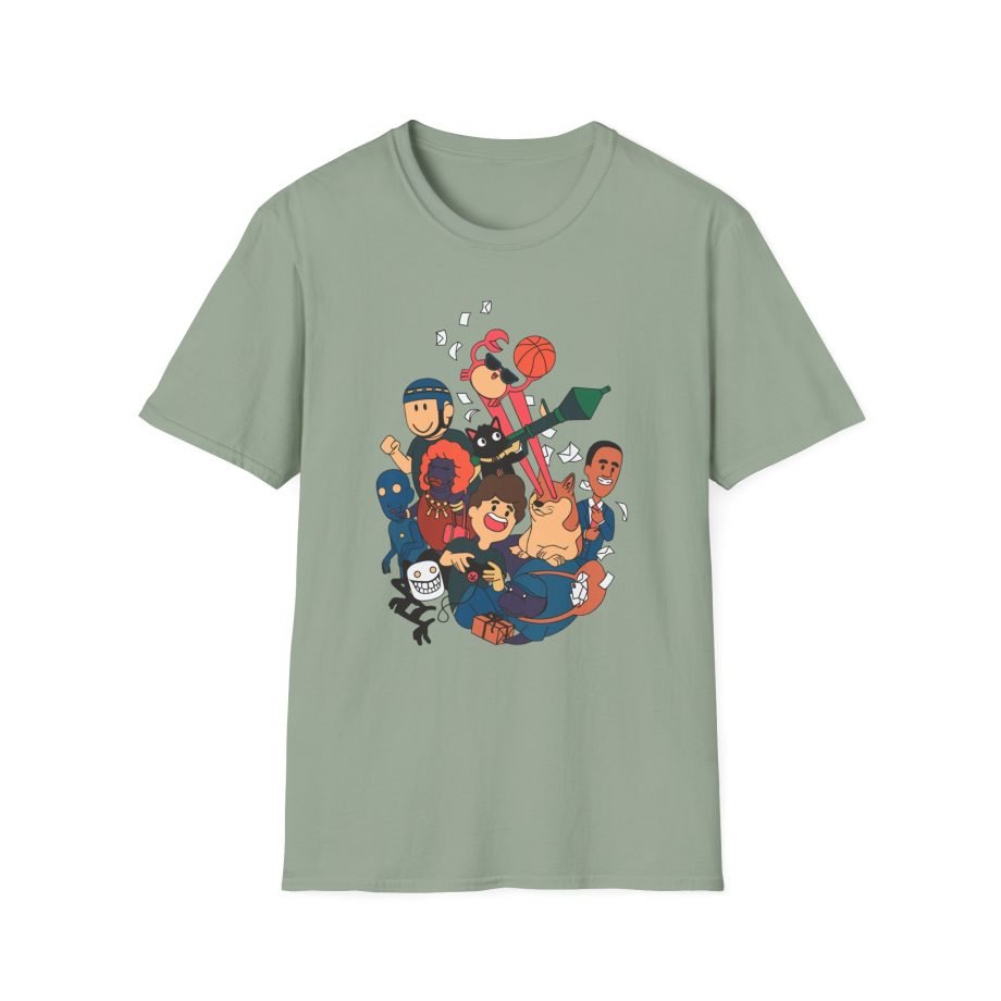 Denisdaily Unisex Softstyle T-Shirt