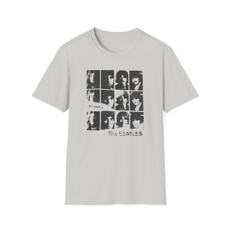 The Beatles Album Distressed Grid Unisex Softstyle T-Shirt