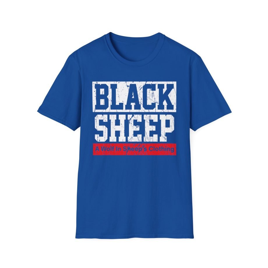 Black Sheep Wolf In Sheep's Unisex Softstyle T-Shirt
