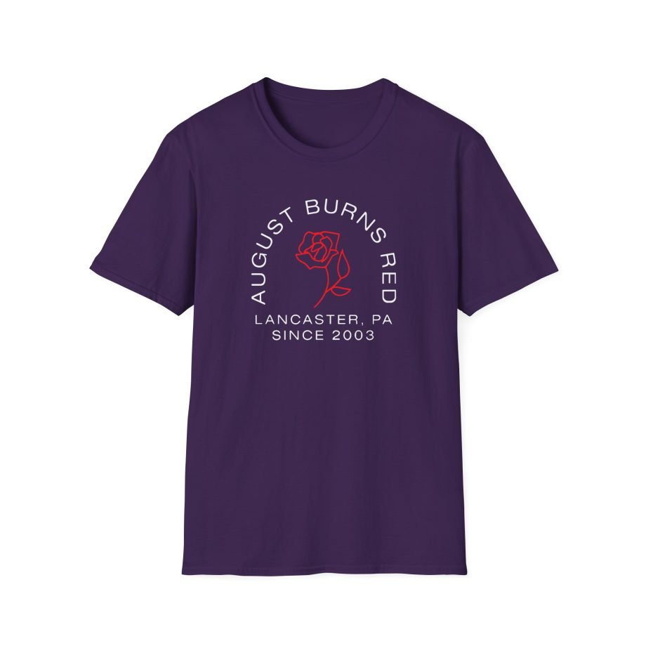August Burns Red Rose Unisex Softstyle T-Shirt